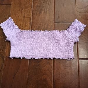 Victoria's Secret Pink Swim Bandeau Medium smocked top